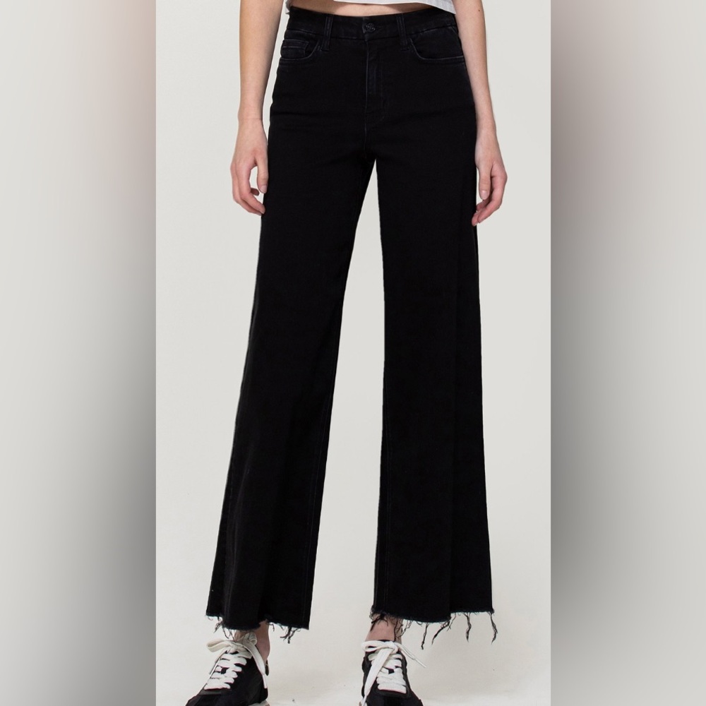 Vervet Wide Leg Ankle Jeans